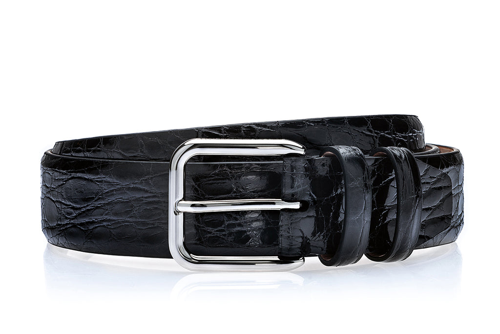 BELMONT CROCODILE BLACK BELT