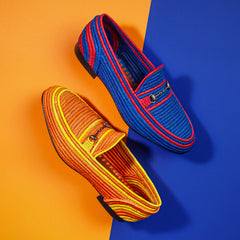 JADIDA RAFIA ORANGE LOAFERS | image 6