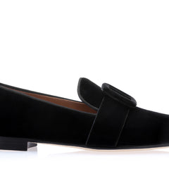 SAVOY VELOUR BLACK SLIPPERS | image 3