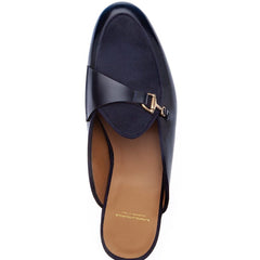 TANGERINE 12 CORDOVAN NAVY MULES Mules Superglamourous | image 4