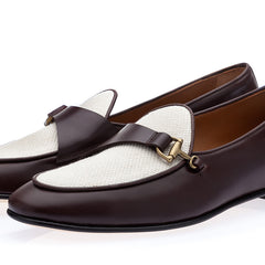 TANGERINE 12 RETE COCOA BELGIAN LOAFERS | image 1