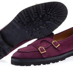 TANGERINE 7-T SOFTY BURGUNDY BELGIAN LOAFERS Belgian Loafers Superglamourous | image 2