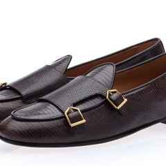 TANGERINE 7 TEJUS COCOA BELGIAN LOAFERS | image 1