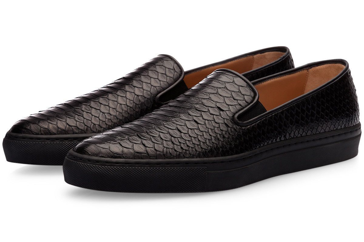 Louis Vuitton Mens Loafers & Slip-Ons, Black, 6 (Stock Confirmation Required)